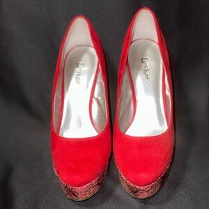 Limelight Vibrant Red Heels